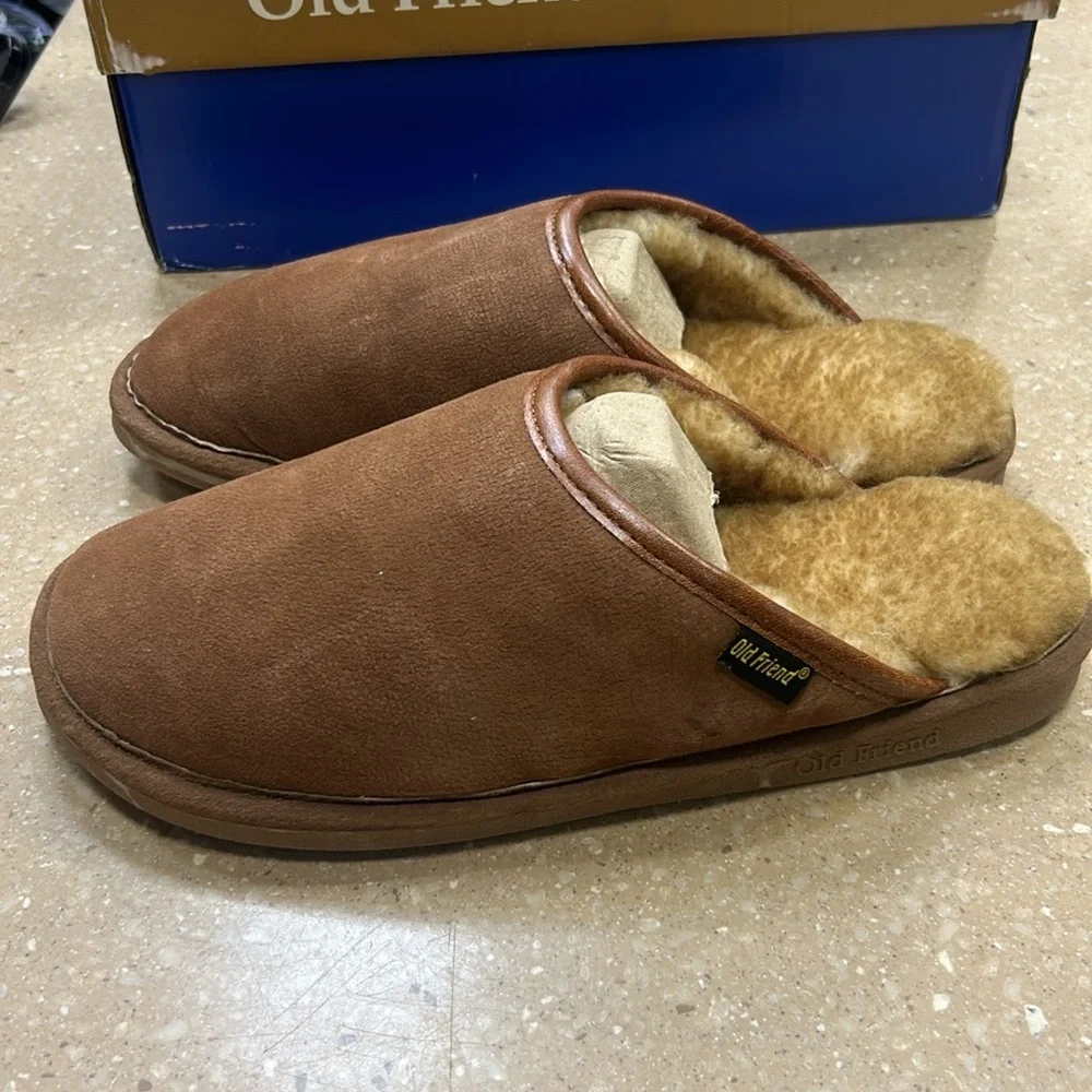 Old Friend men’s scuff slippers Size 10.5-11.5 - Picture 2 of 8